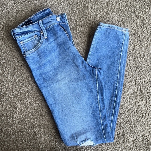 True Religion High Rise Blue Skinny Jeans - Picture 3 of 10